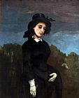 Gustave Courbet Famous Paintings - Woman in a Riding Habit